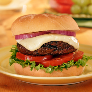 Small Image of Fresh Mozzarella Burger