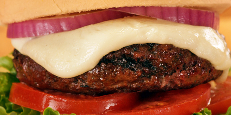 Large Image of Fresh Mozzarella Burger