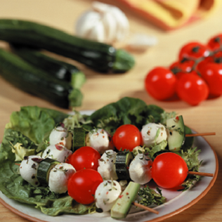 Small Image of Fresh Mozzarella Kebabs