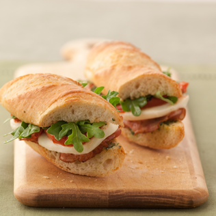 Small Image of Pancetta Sandwich with Fresh Mozzarella