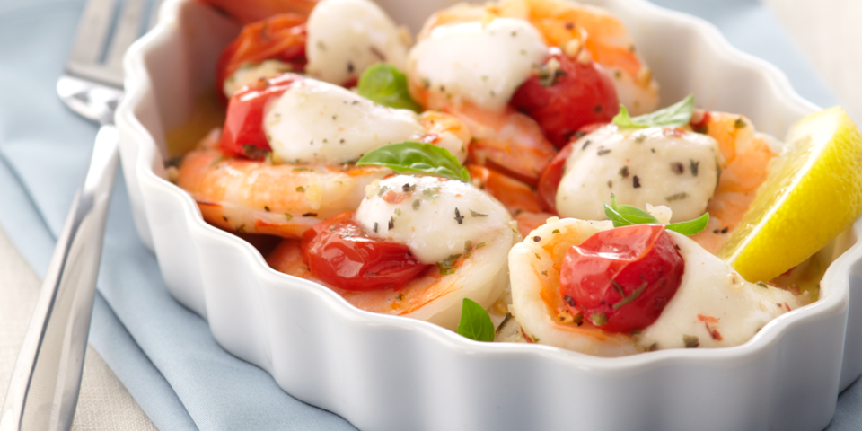 Large Image of Roasted Shrimp Caprese